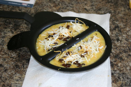 Tortillas and Eggs Recipe - Using Divider Pan