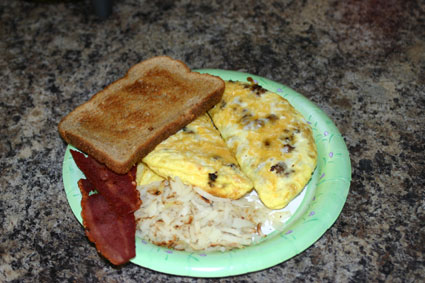 Tortillas and Eggs Recipe - Full Plate of Breakfast